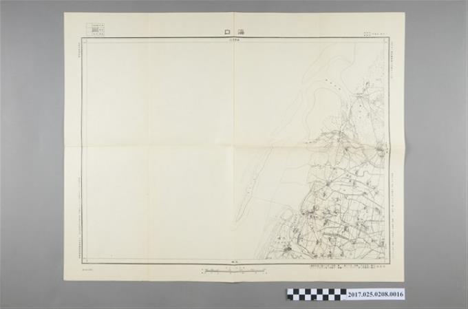 大日本帝國陸地測量部〈5萬分之1海口地形圖〉 (共2張)