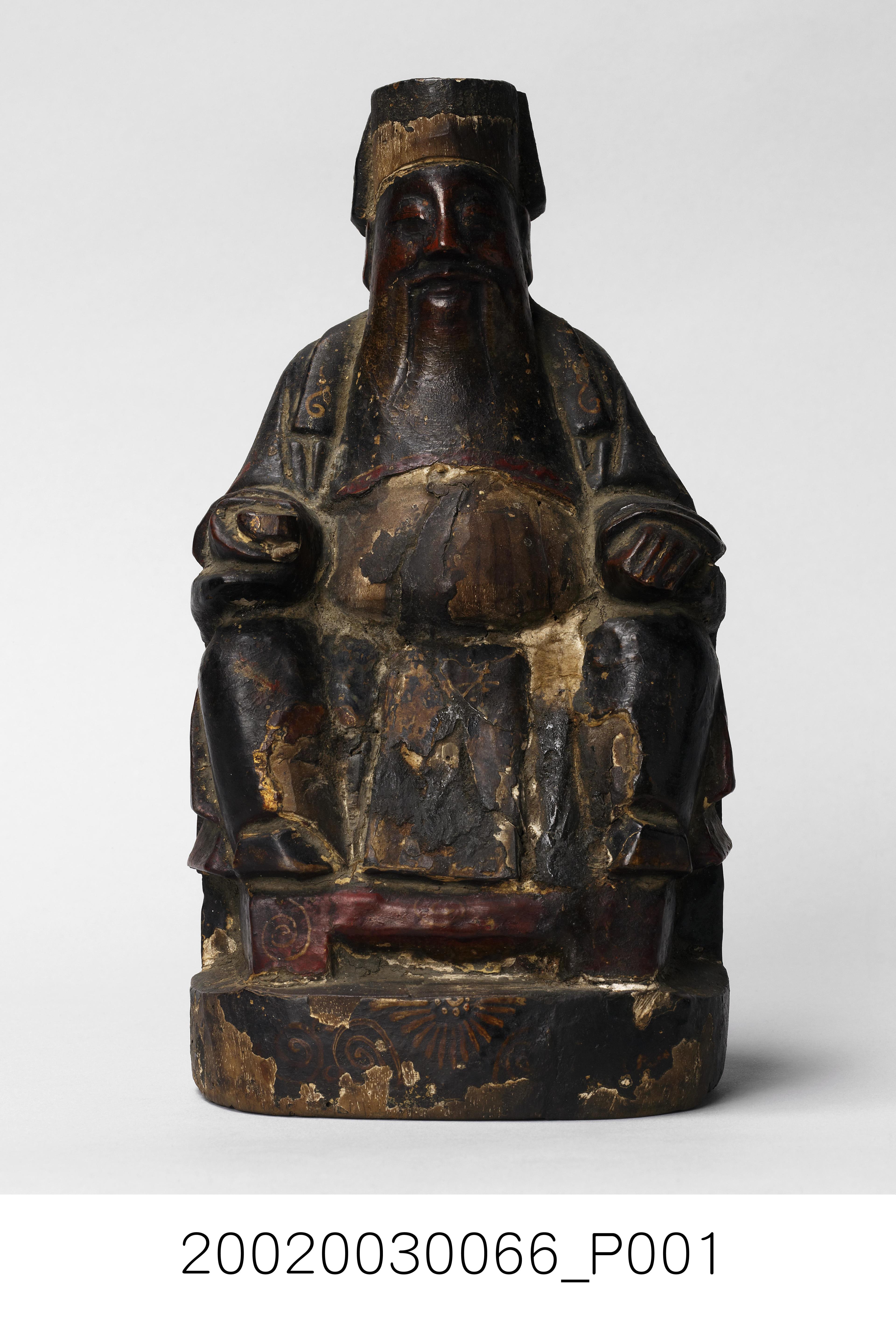 木雕加彩福德正神神像 (共2張)