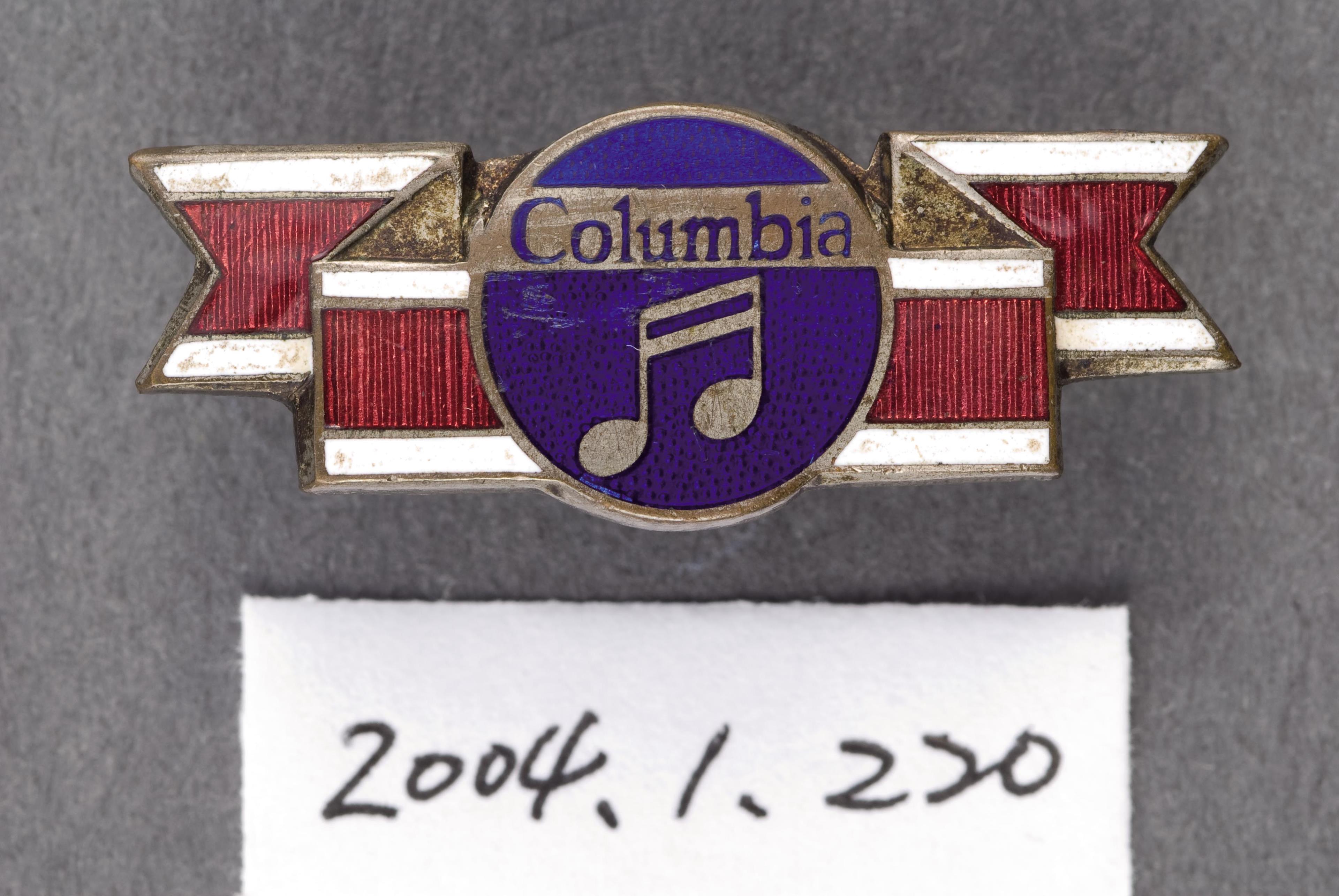 古倫美亞唱片公司紀念章 (共1張)