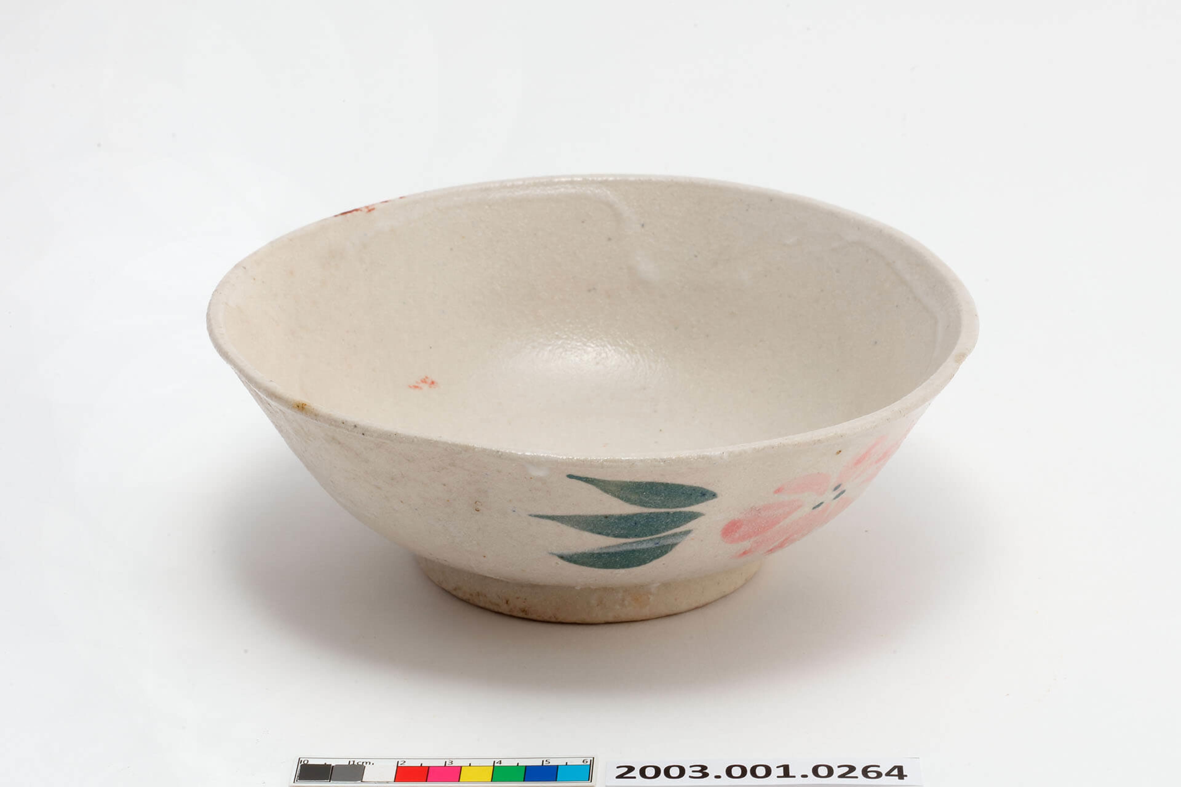彩繪花卉紋瓷碗 (共2張)