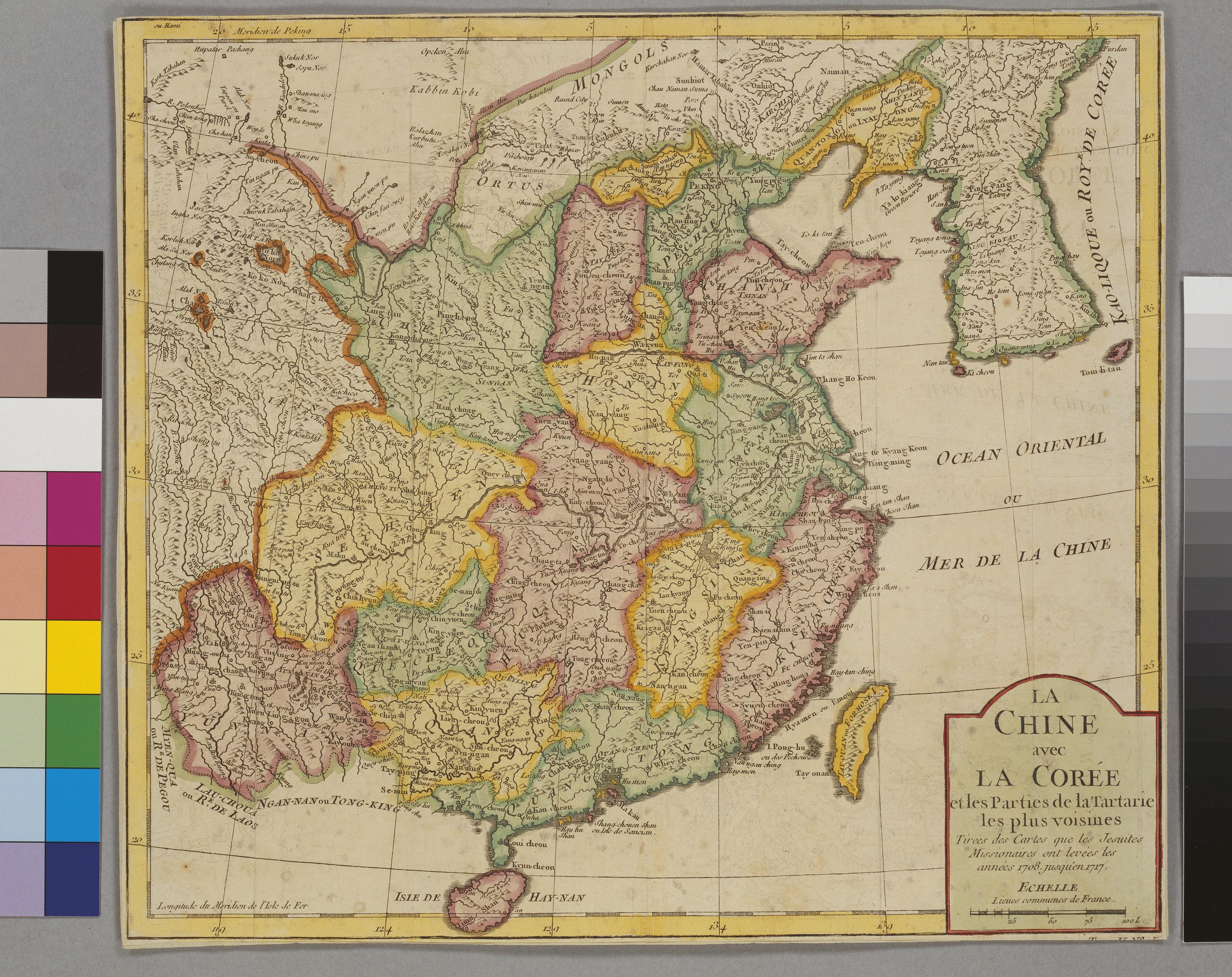 Jacques-Nicolas Bellin〈中國與朝鮮圖〉 (共1張)