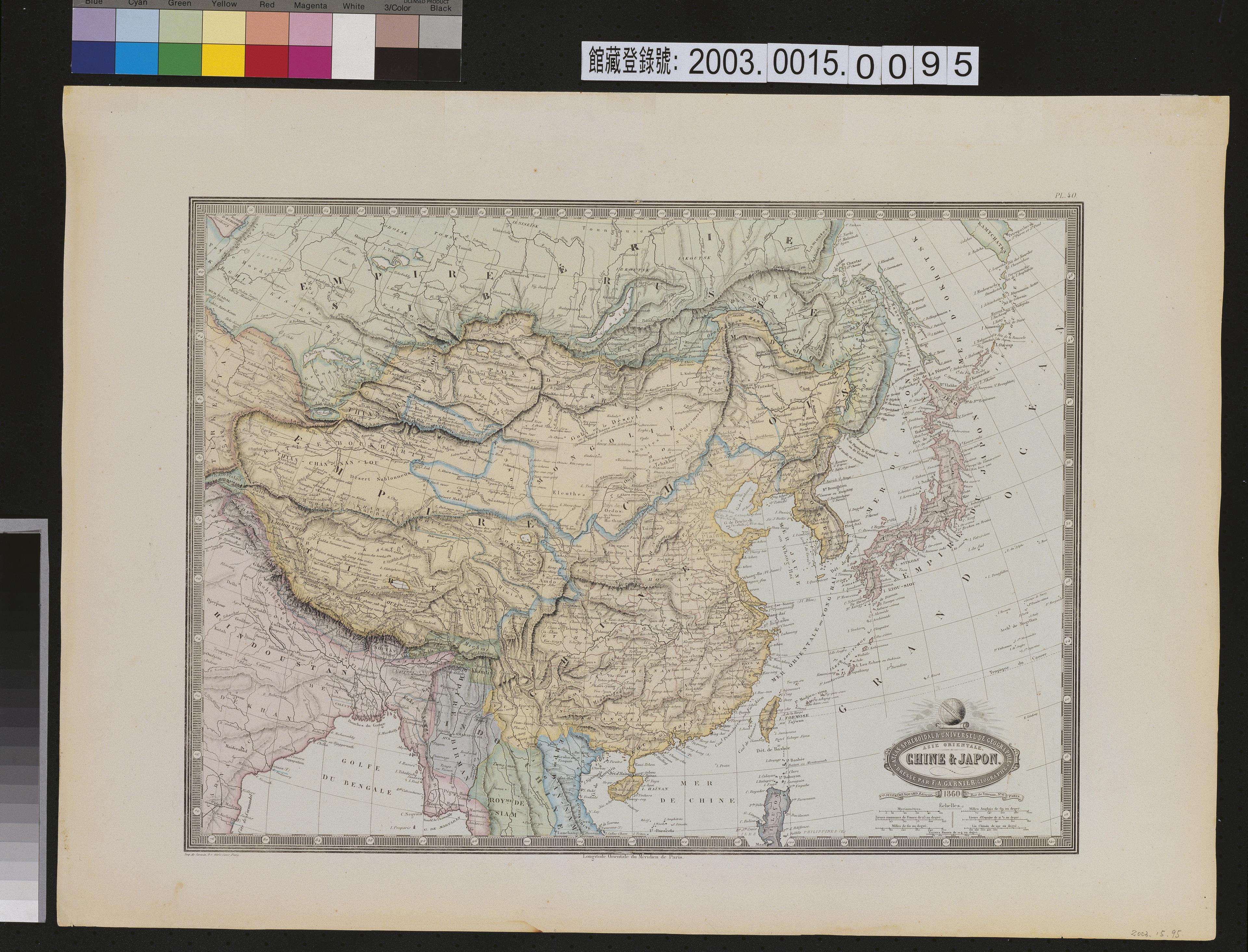 F. A. Garnier〈中國與日本地圖〉 (共1張)