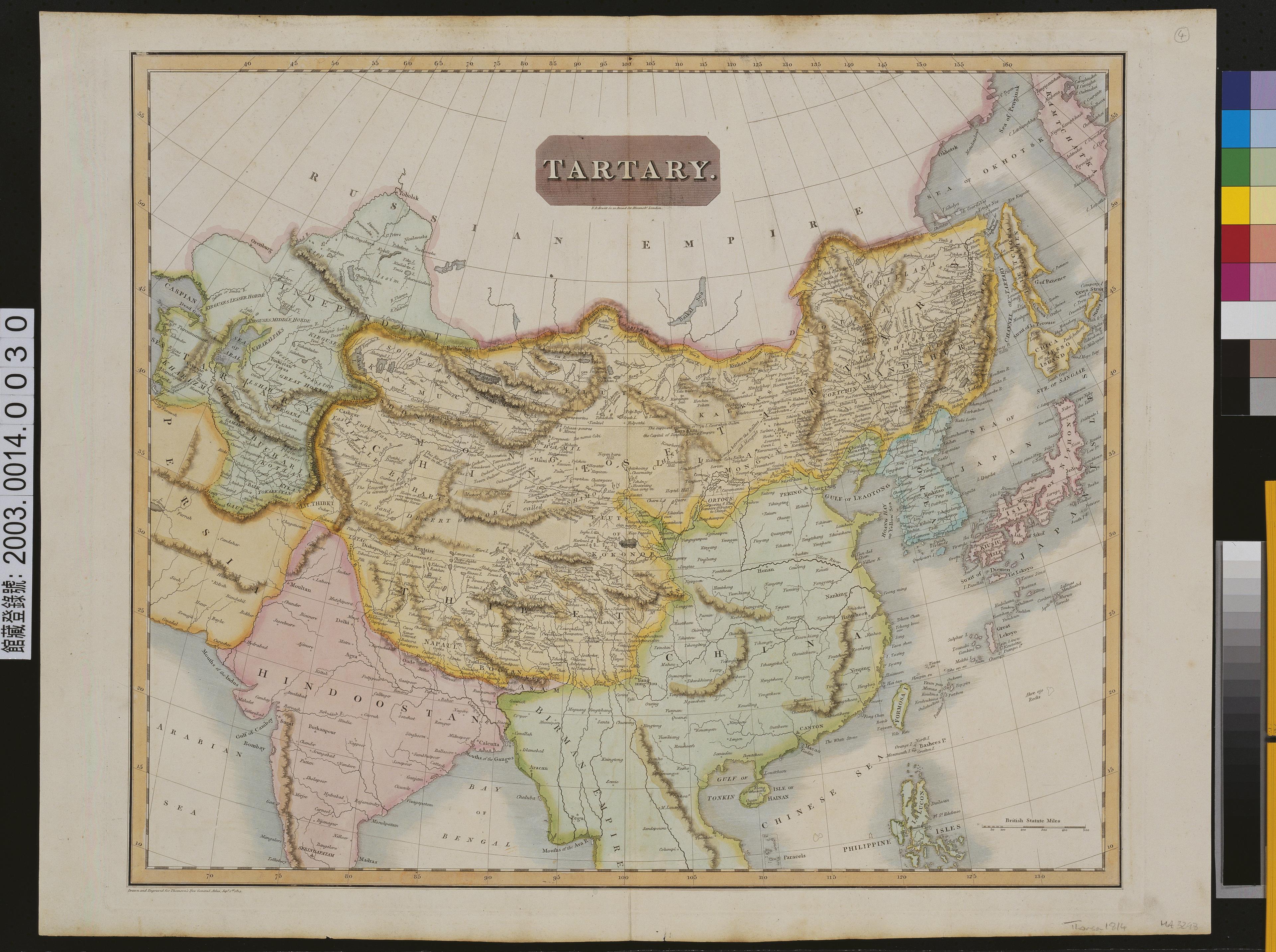 John Thomson〈韃靼地圖〉 (共2張)