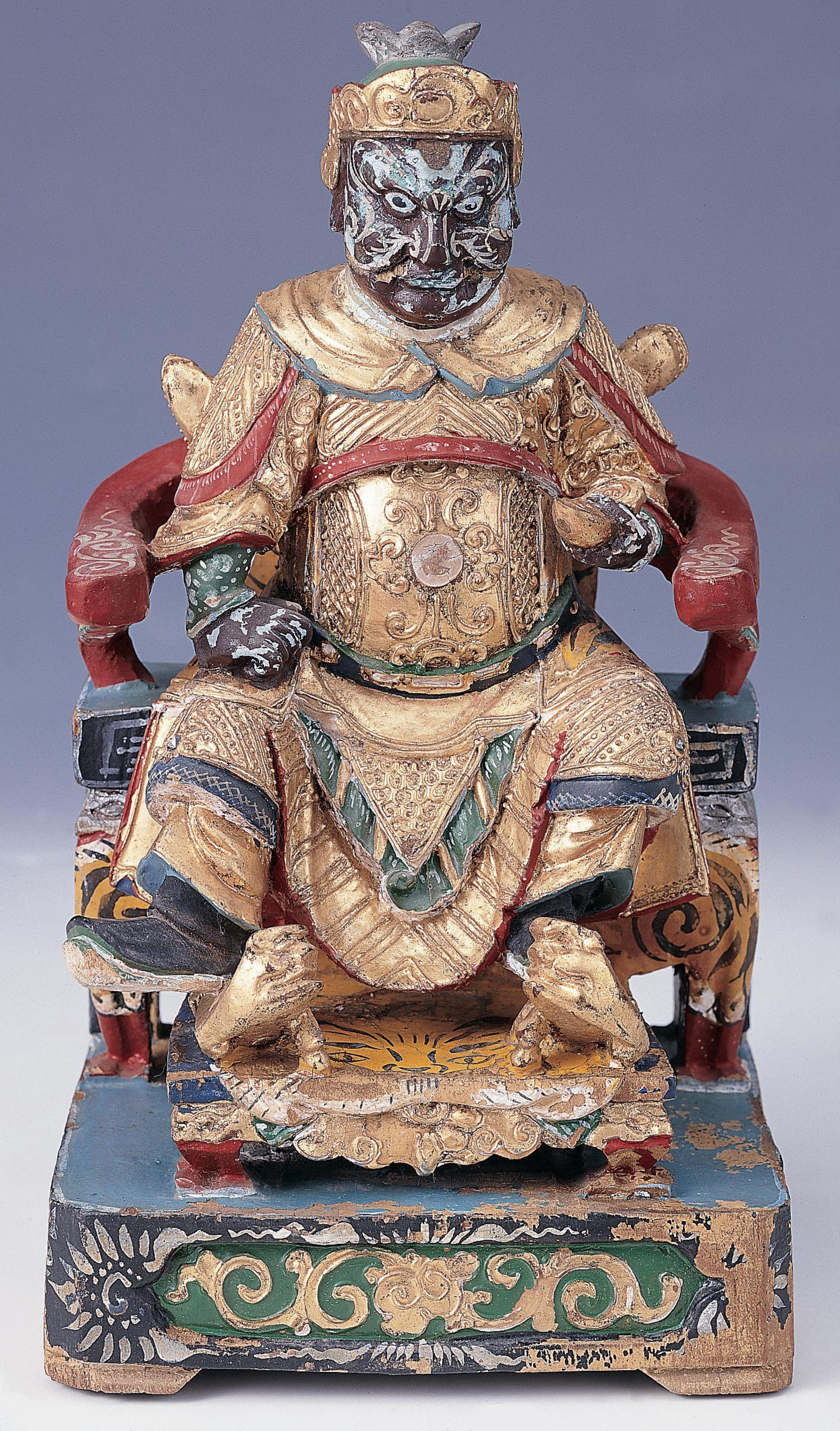 木雕武財神神像 (共3張)