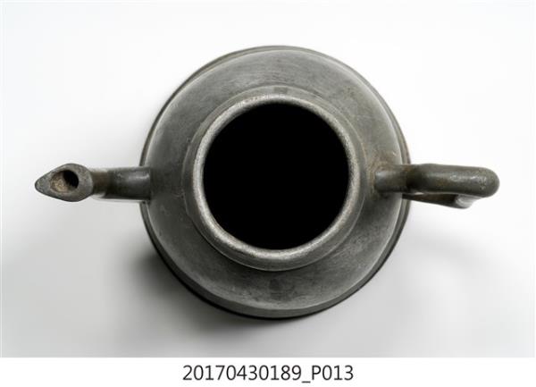 錫製獅鈕酒壺